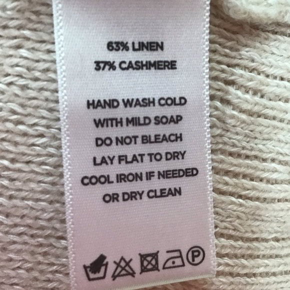 Leo & Sage x Revolve Linen Cashmere Open Front Short Sleeve Knit Cardiga… - Picture 9 of 9